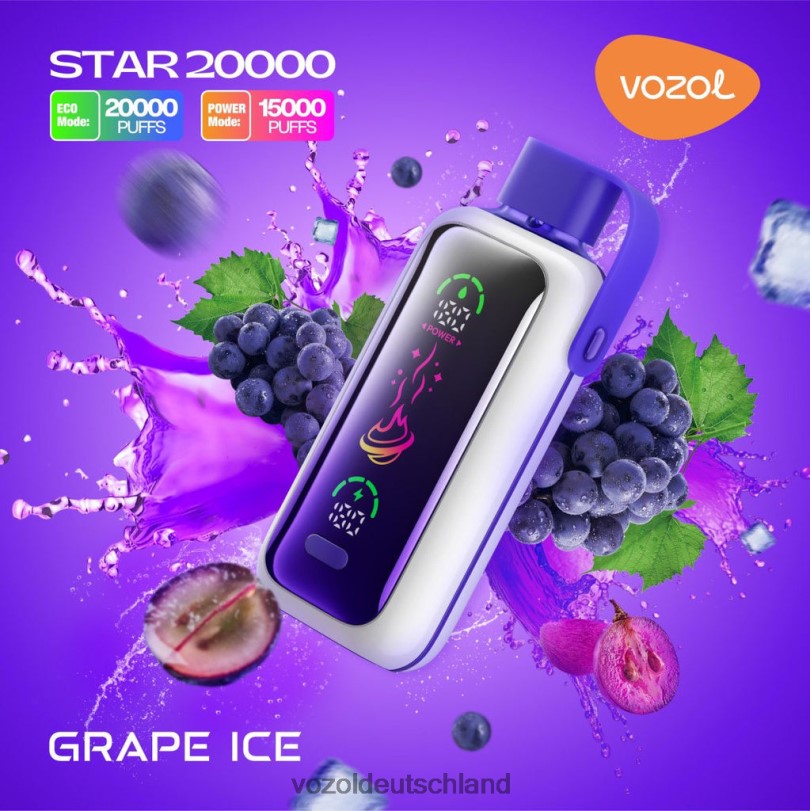 VOZOL Kaufen - VOZOL STAR 20000 4488J9 Traubeneis