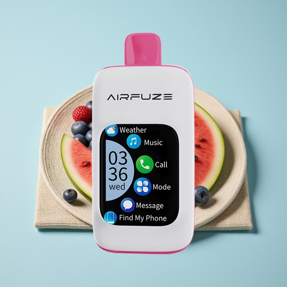 AirFuze Smart 30000 Puffs Disposable Pod Blaubeere Wassermelone mit 5% Nikotin und 900mAh AirFuze Smart 30000 Puffs Disposable Pod Blaubeere Wassermelone mit 5% Nikotin und 900mAh