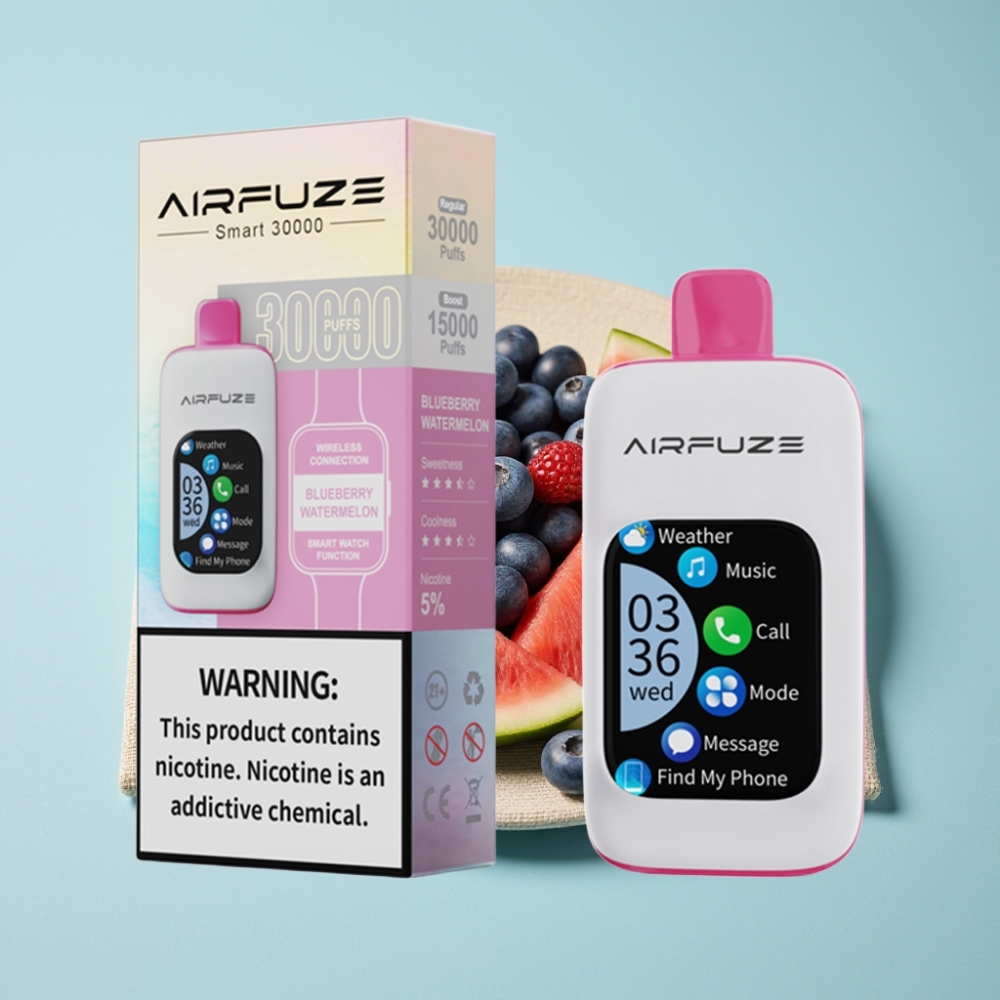 AirFuze Smart 30000 Puffs Disposable Pod Blaubeere Wassermelone mit 5% Nikotin und 900mAh