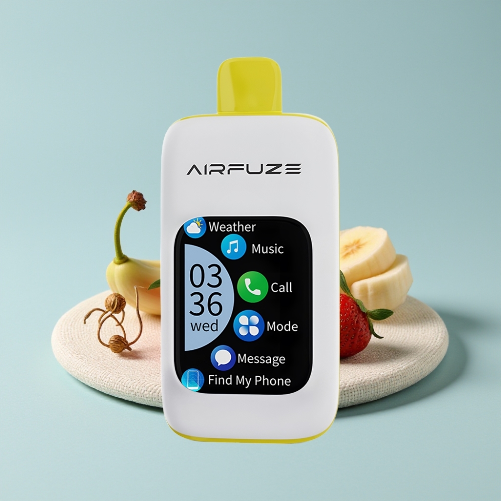 AirFuze Smart 30000 Puffs Disposable Pod Erdbeer Banane mit 5% Nikotin und 900mAh AirFuze Smart 30000 Puffs Disposable Pod Erdbeer Banane mit 5% Nikotin und 900mAh
