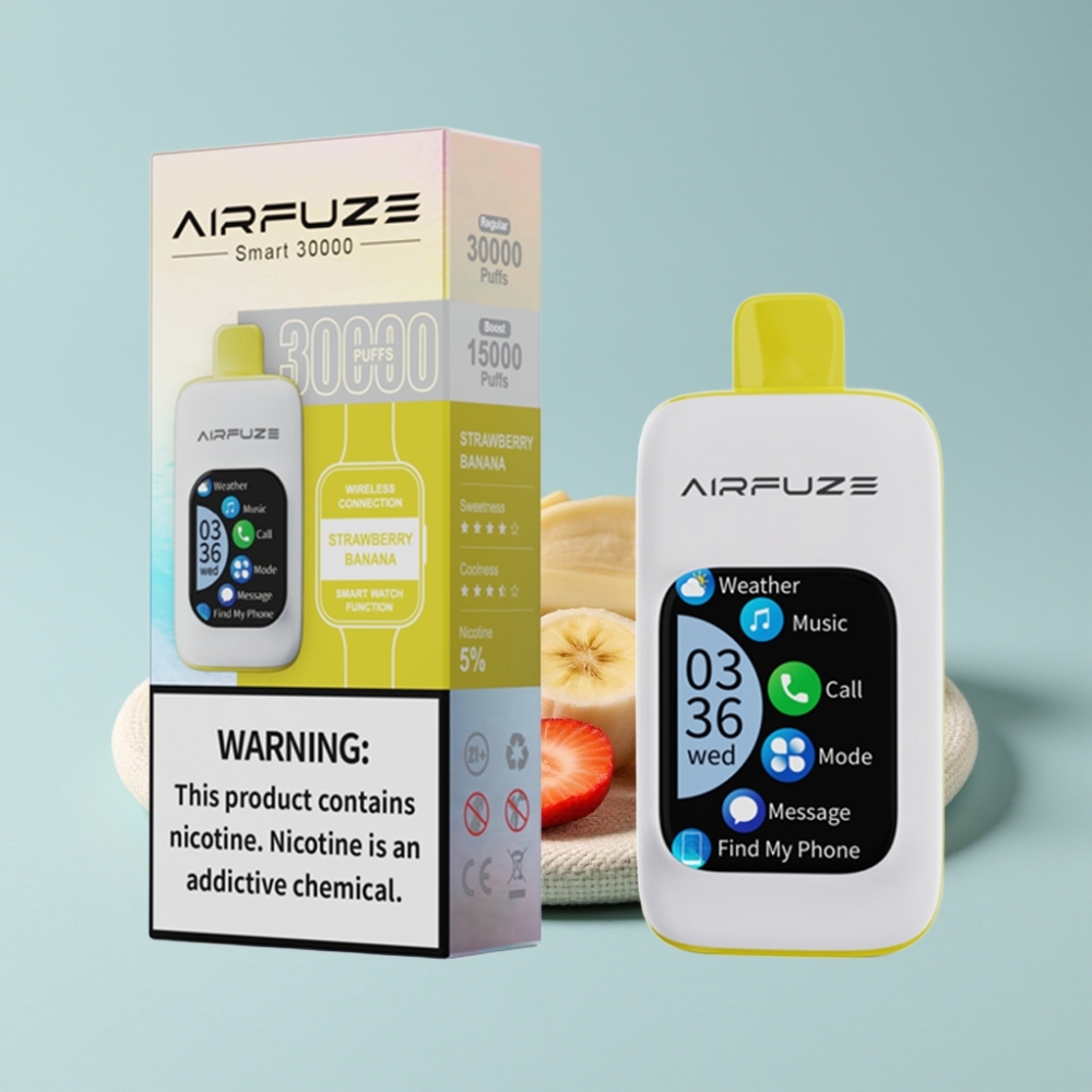 AirFuze Smart 30000 Puffs Disposable Pod Erdbeer Banane mit 5% Nikotin und 900mAh