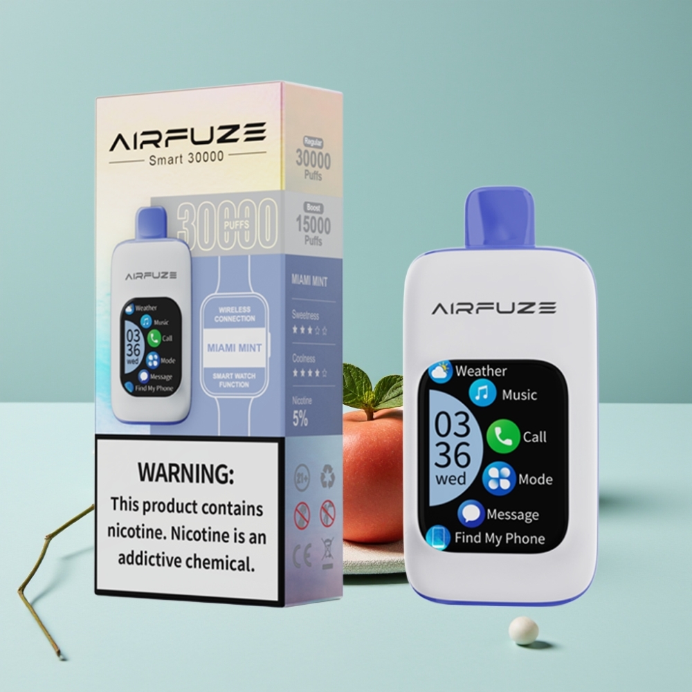 AirFuze Smart 30000 Puffs Disposable Pod Miami Minze, 900mAh, Typ-C