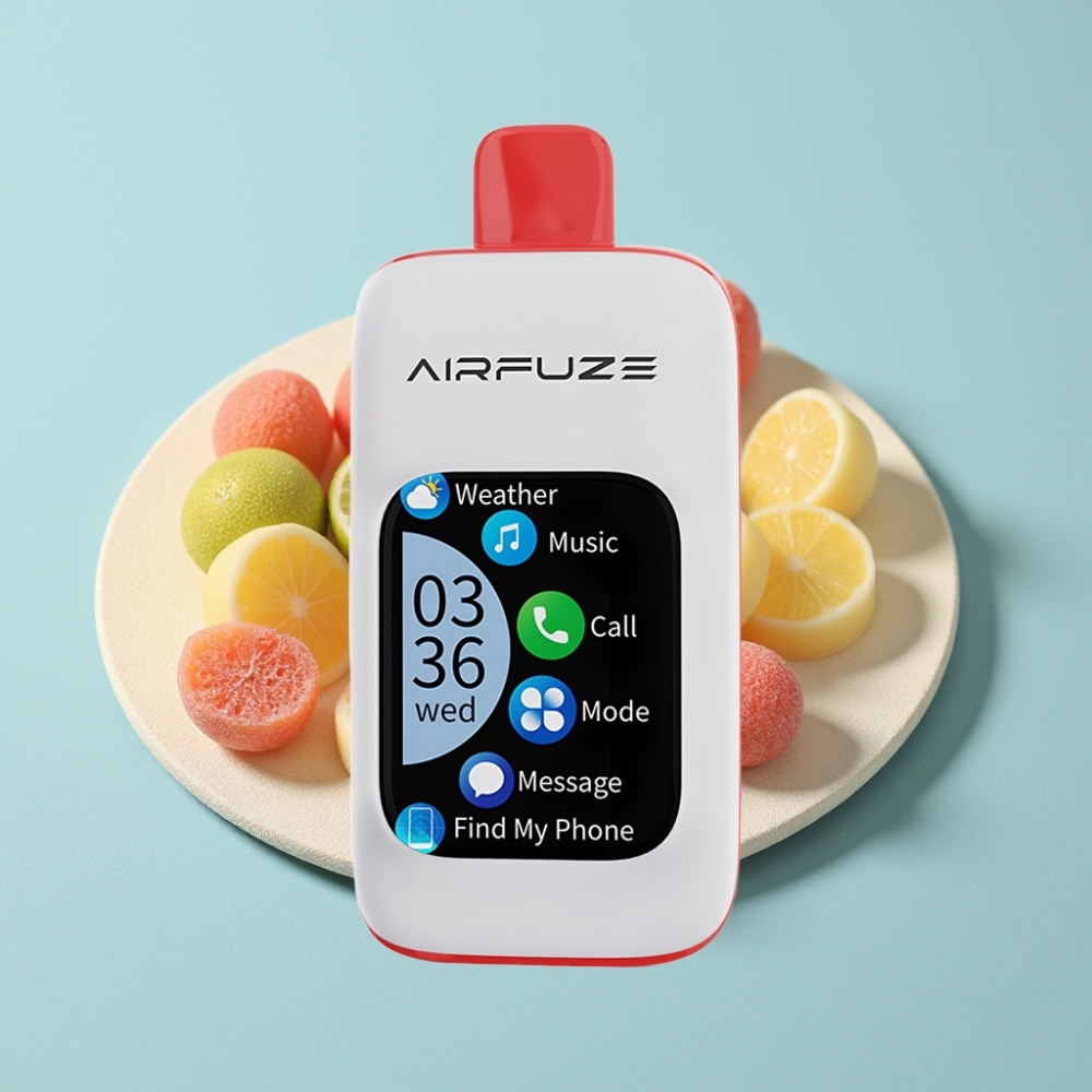 AirFuze Smart 30000 Puffs Disposable Pod Sauerer Lush-Gummi, 900mAh AirFuze Smart 30000 Puffs Disposable Pod Sauerer Lush-Gummi, 900mAh