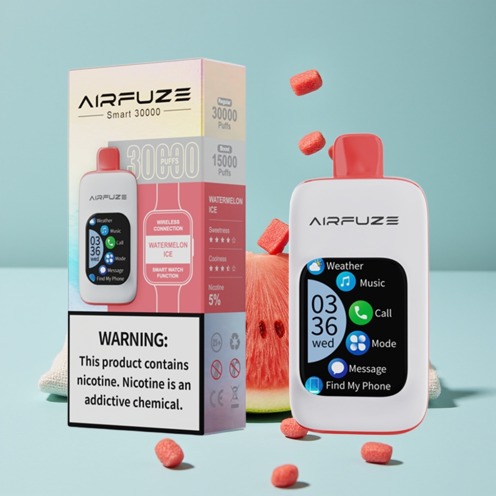 AirFuze Smart 30000 Puffs Disposable Pod Wassermelone-Eis 900mAh Typ-C