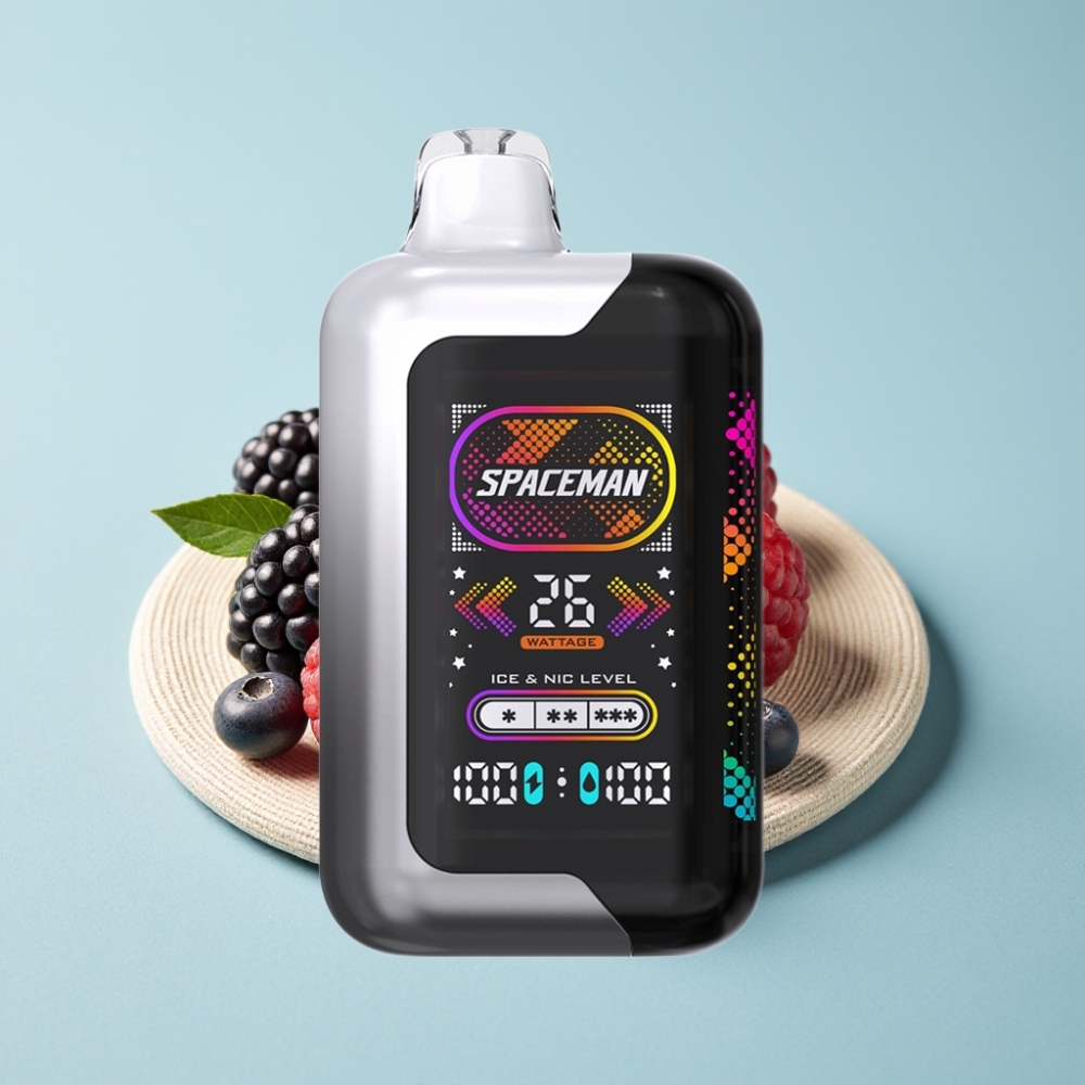 SMOK SPACEMAN SP40000 Zero Nikotin Disposable 20ml, 1000mAh, Brombeere-Himbeere SMOK SPACEMAN SP40000 Zero Nikotin Disposable 20ml, 1000mAh, Brombeere-Himbeere