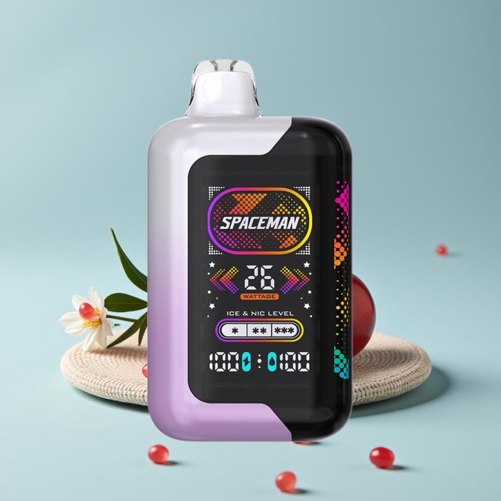 SMOK Spaceman SP40000 Zero Nicotine Disposable mit 20ml E-Liquid und 40000 Zügen Kirsch-Granatapfel SMOK Spaceman SP40000 Zero Nicotine Disposable mit 20ml E-Liquid und 40000 Zügen Kirsch-Granatapfel