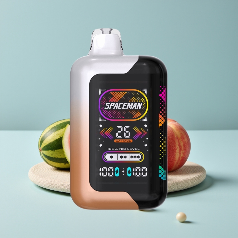 SMOK Spaceman SP40000 Zero Nicotine Disposable mit 20ml und 1000mAh Juicy Peach Watermelon SMOK Spaceman SP40000 Zero Nicotine Disposable mit 20ml und 1000mAh Juicy Peach Watermelon